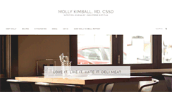 Desktop Screenshot of mollykimball.com